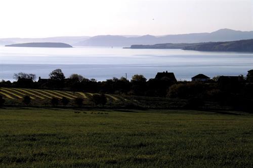 View towards Penmon Point from the farm